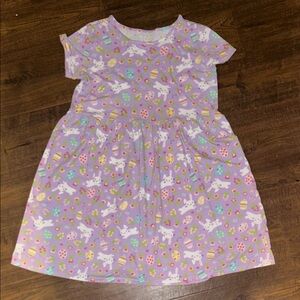 The Children's Place Lavender Bunny and Egg Dress
